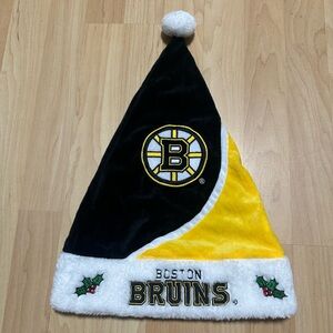 Boston Bruins Christmas Santa Hat